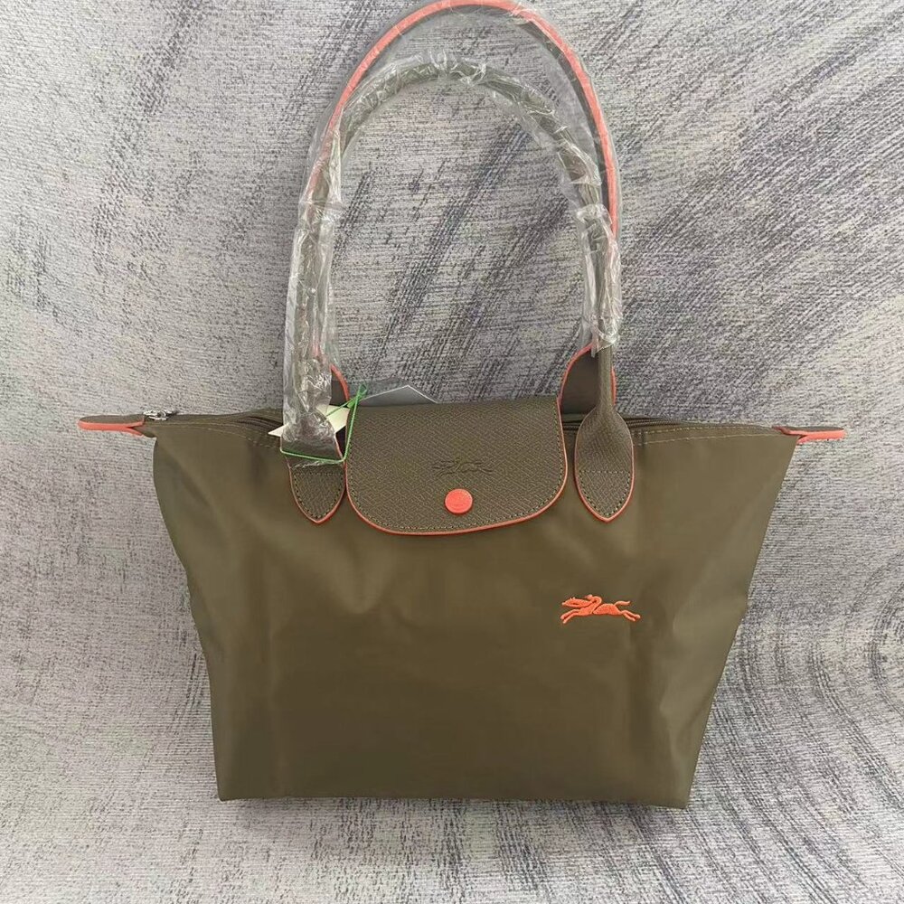 Longchamp foldable nylon tote bag women